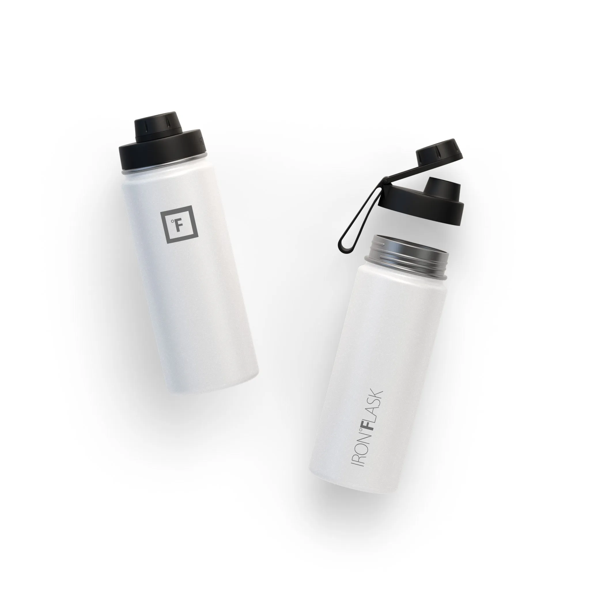 18 Oz Wide Mouth Water Bottle with Spout Lid